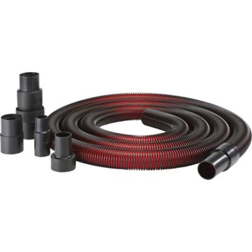 1-1/2" x 12' Premium Grade Crush-Resistant Hose with Adapter