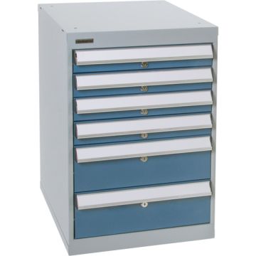 Six-Drawer Pedestal Workbench