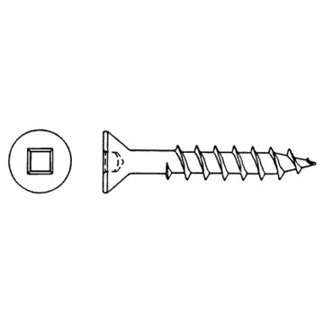 Flat Head Wood Screws