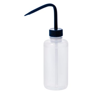 SAFETY WASH BOTTLES (12);BLUE 1000 ML CAP.