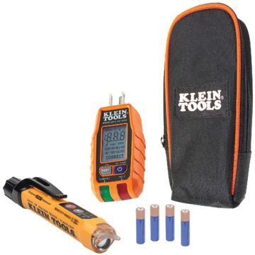 Premium Non-Contact Voltage and GFCI Receptacle Electrical Test Kit