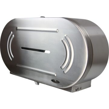 Twin Jumbo Toilet Paper Dispenser