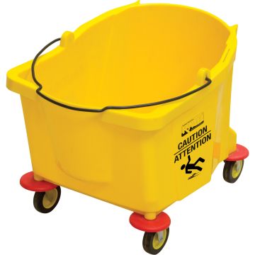 Mop Bucket, 38 Quart (36 L), Yellow