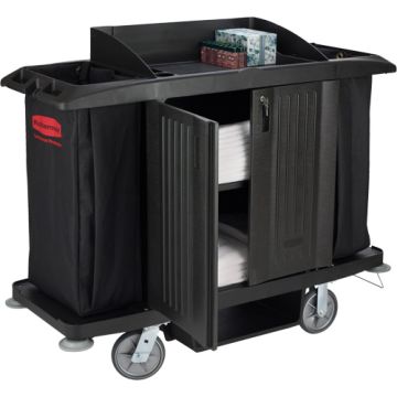 Executive Full-Size Housekeeping Cart with Doors