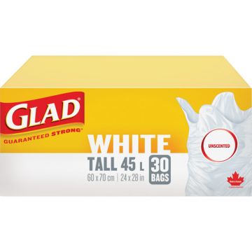 Tall 45L Unscented Garbage Bags