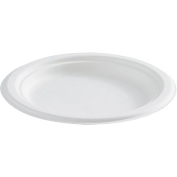 Round Fibre Compostable Plate