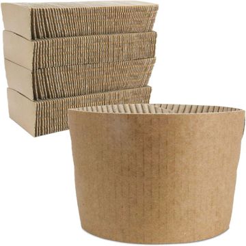 Kraft Coffee Cup Sleeves