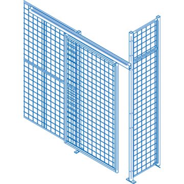 Wire Mesh Partition Components - Sliding Doors