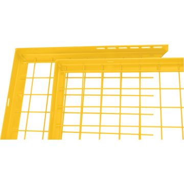 Wire Mesh Partition Components - Adjustable Filler Panels