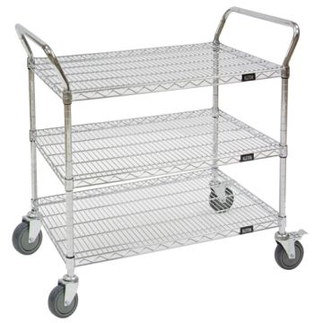 Wire Mesh Utility Cart