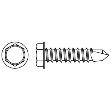 Self Drill Hex Washer Head Screws