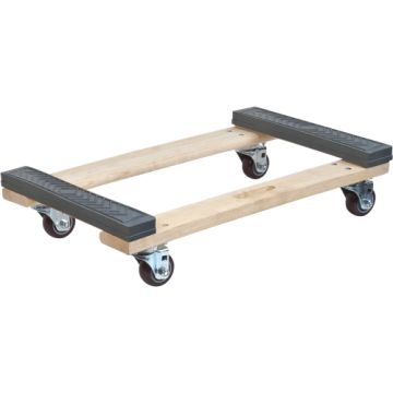 Rubber Ends Hardwood Dolly