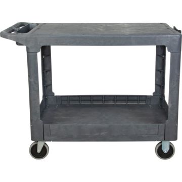 Flat-Shelf Utility Service Cart