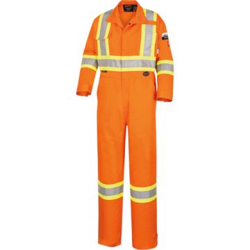 Tall High-Visibility Flame-Resistant Coveralls