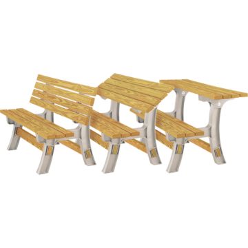 Basics® Flip Top Park Bench / Table