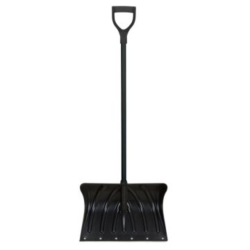 Poly Snow Shovel with Steel Wear Strip