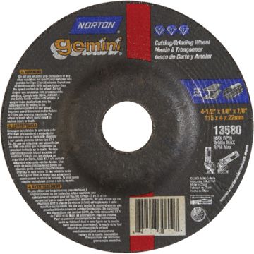 Gemini® Depressed Centre Grinding Wheels