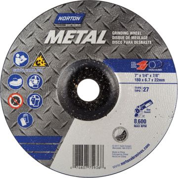 Depressed Centre Metal Grinding Wheels