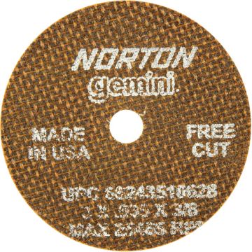 Portable Small Diameter Reinforced Cut-Off Wheels - Gemini®