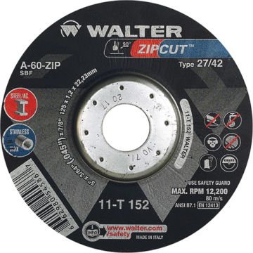 Zipcut™ Right Angle Grinder Reinforced Cut-Off Wheels