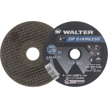 Zip™ Stainless Right Angle Grinder Reinforced Cut-Off Wheels