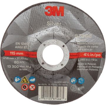 Silver Cut-Off Wheel