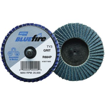 BlueFire® R884P Plastic Flat Mini Flap Disc