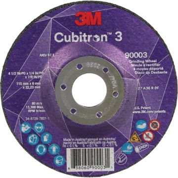 Cubitron™ 3 Depressed Centre Grinding Wheel