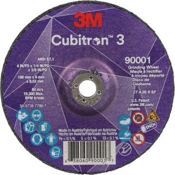 Cubitron™ 3 Depressed Centre Grinding Wheel