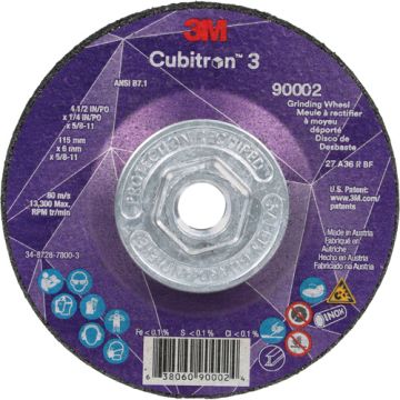 Cubitron™ 3 Depressed Centre Grinding Wheel