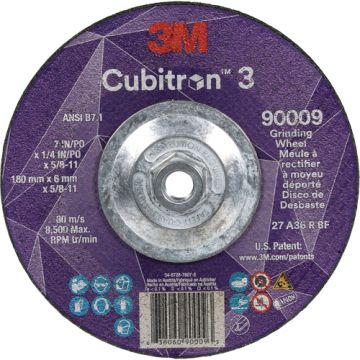 Cubitron™ 3 Depressed Centre Grinding Wheel