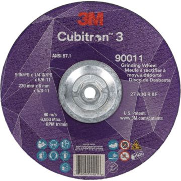 Cubitron™ 3 Depressed Centre Grinding Wheel