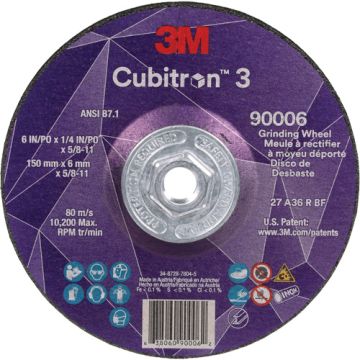 Cubitron™ 3 Depressed Centre Grinding Wheel