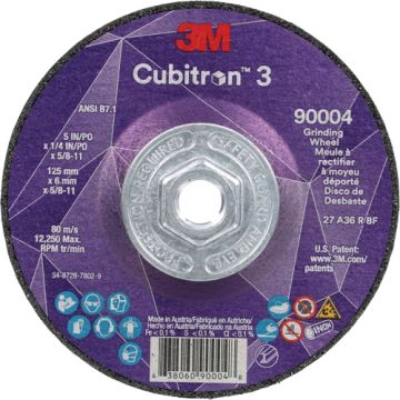 Cubitron™ 3 Depressed Centre Grinding Wheel