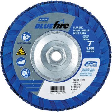 BlueFire® Standard-Density Flap Disc