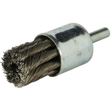 Stem Mounted Knotted Wire Brush