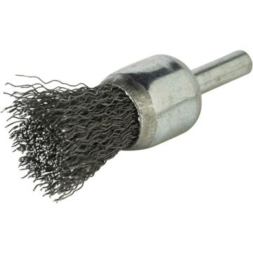 Stem Mounted Crimped Wire Brush