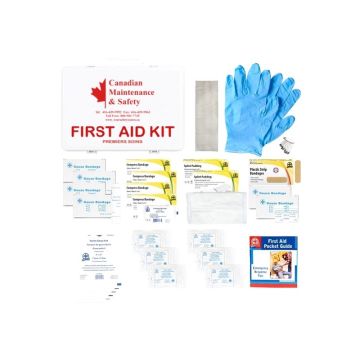 First Aid Kit: WSIB Ontario Level 1 Deluxe, 6-15 Workers, Plastic Box