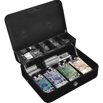 Tiered-Tray Deluxe Cash Box