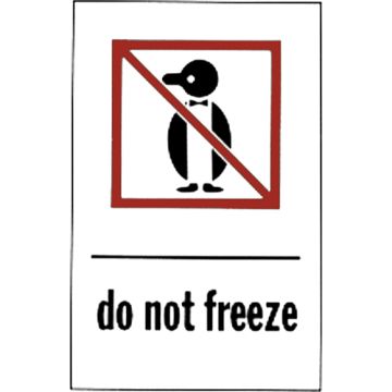 "Do Not Freeze" Special Handling Labels