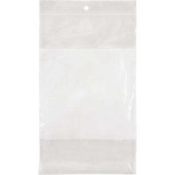 White Block Poly Bags