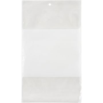 White Block Poly Bags