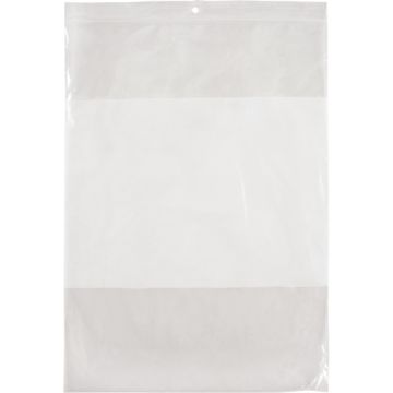 White Block Poly Bags