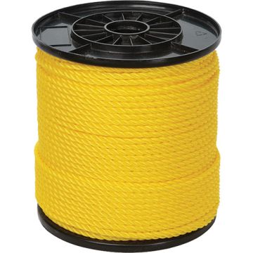 1/4" Yellow Twisted 3-Strand Rope