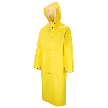 Tornado Long Rain Coat, Polyester/PVC, Yellow