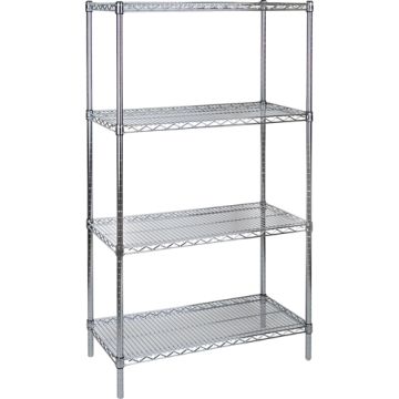 Heavy-Duty Chromate Wire Shelving