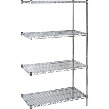 Heavy-Duty Chromate Wire Shelving