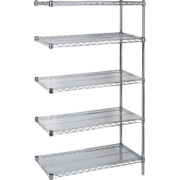 Standard-Duty Chromate Wire Shelving