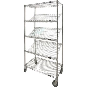 Slanted Shelf Cart