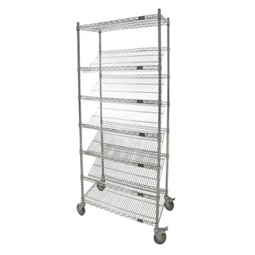 Slanted Shelf Cart